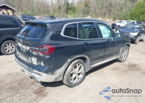 2024 BMW X3 xDrive30I z USA, uszkodzony, nr VIN 5UX53DP02R9T63000